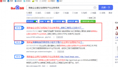 湖南企业登记全程电子化业务系统网站优化案例