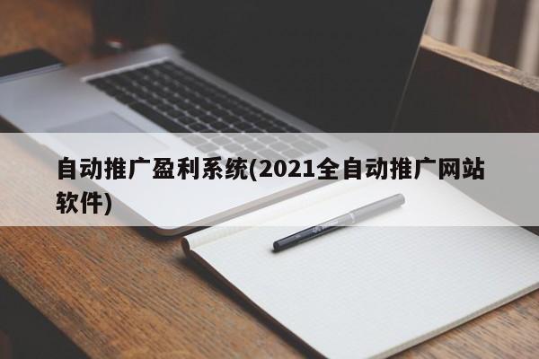 自动推广盈利系统(2021全自动推广网站软件)