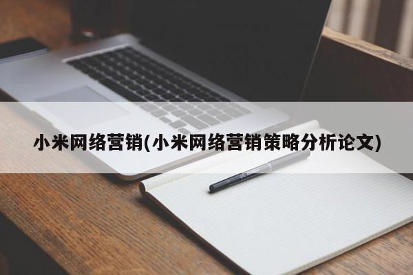 小米网络营销(小米网络营销策略分析论文)