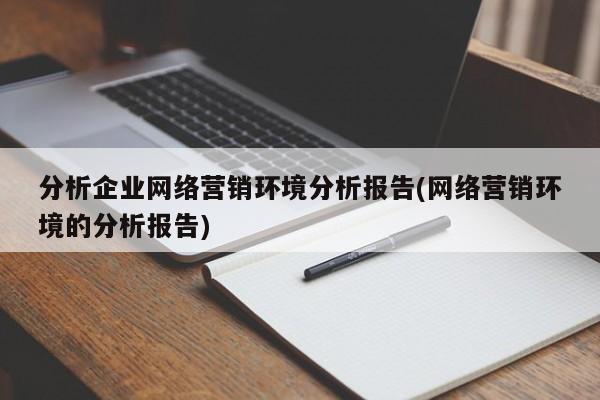 分析企业网络营销环境分析报告(网络营销环境的分析报告)